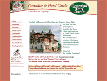 Tablet Screenshot of hotel-carola-olbernhau.de